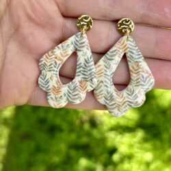 Boucles d’oreilles Fleuris « Couleur d’automne »