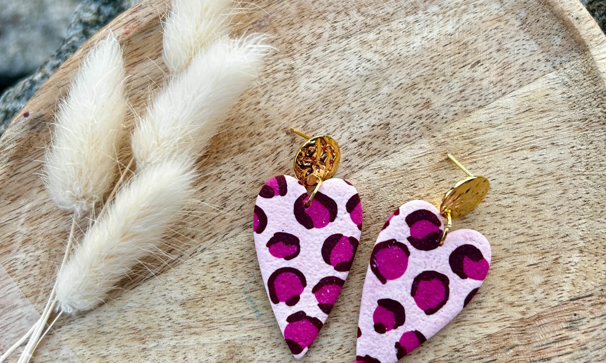 boucles d'oreilles coeur