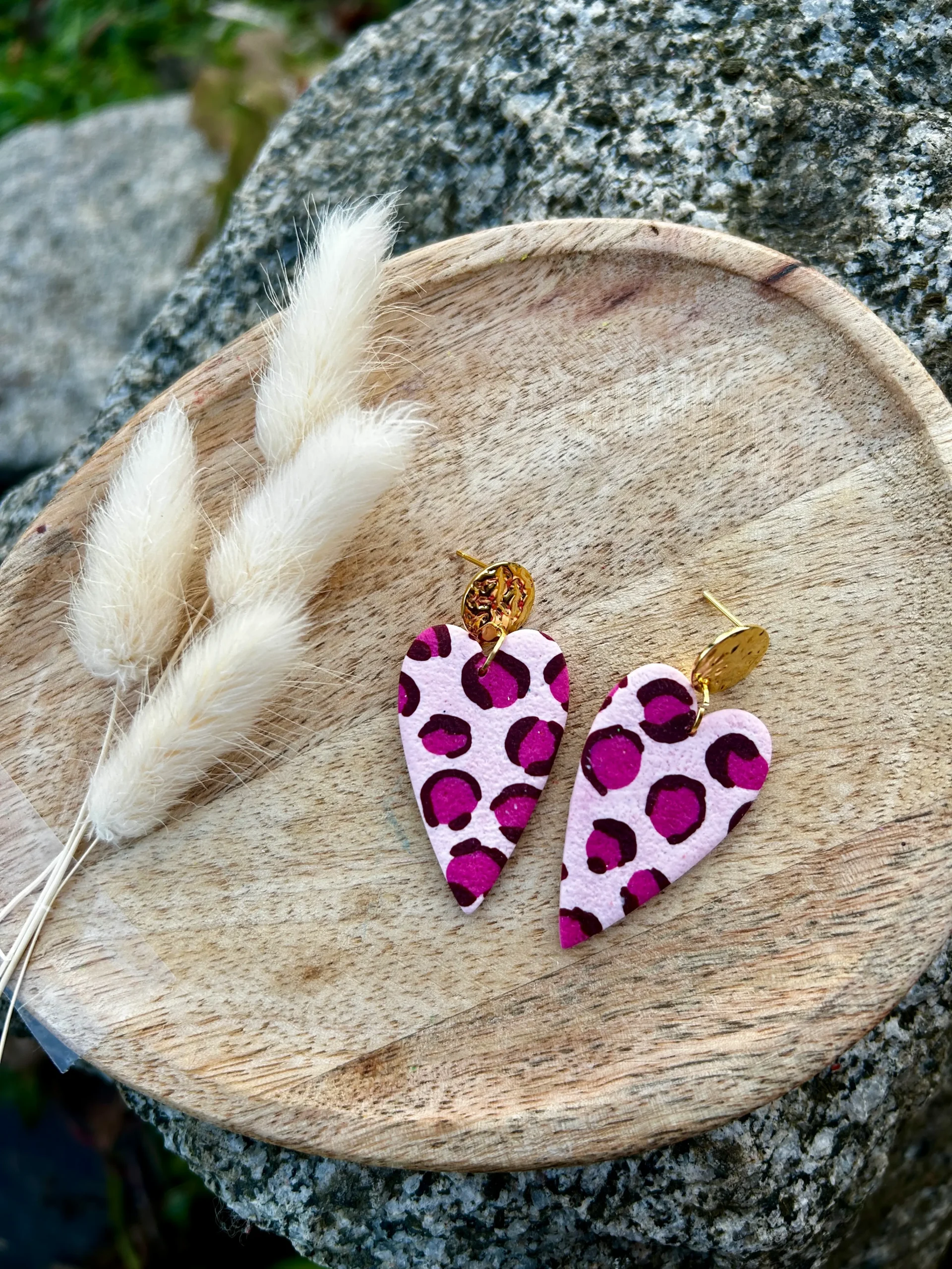 boucles d'oreilles coeur