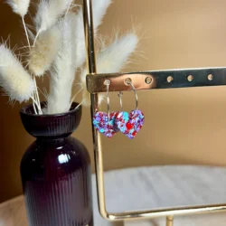 boucles d'oreilles coeur