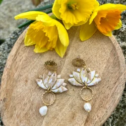 boucles d'oreilles de mariage