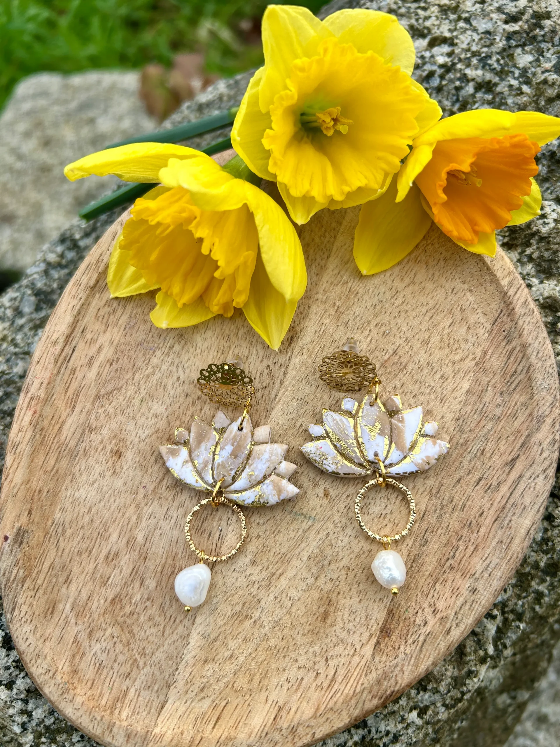 boucles d'oreilles de mariage