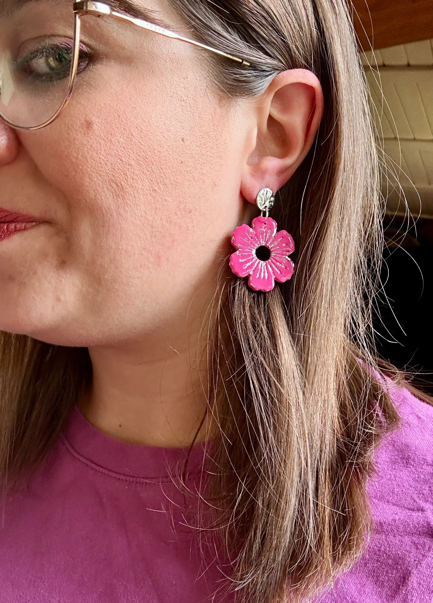 boucles d'oreilles fantaisie