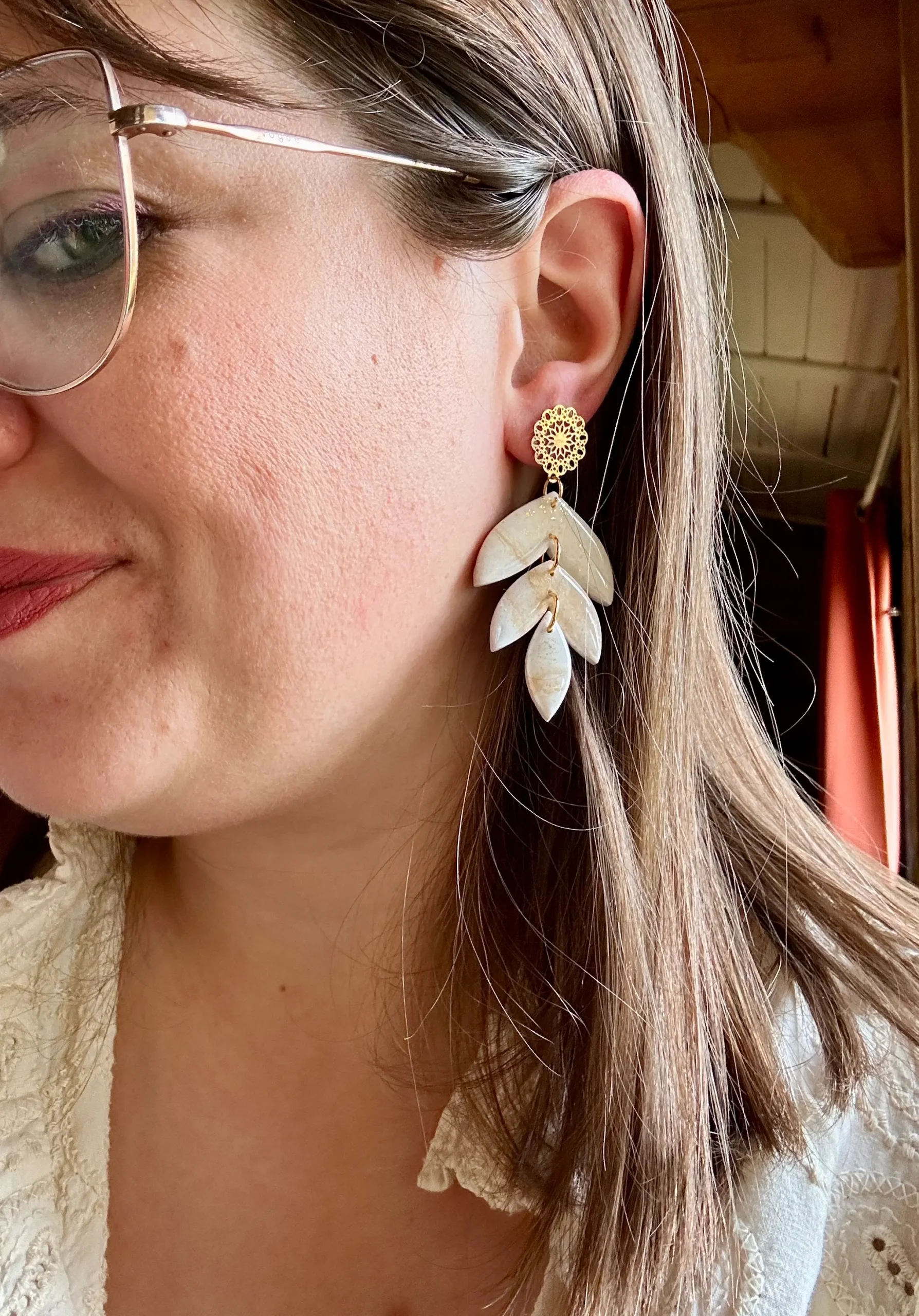 boucles d'oreilles cérémonie
