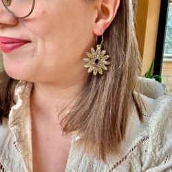 boucles d'oreilles pétillantes