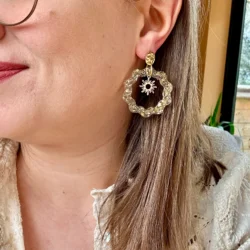 boucles d'oreilles lumineuses