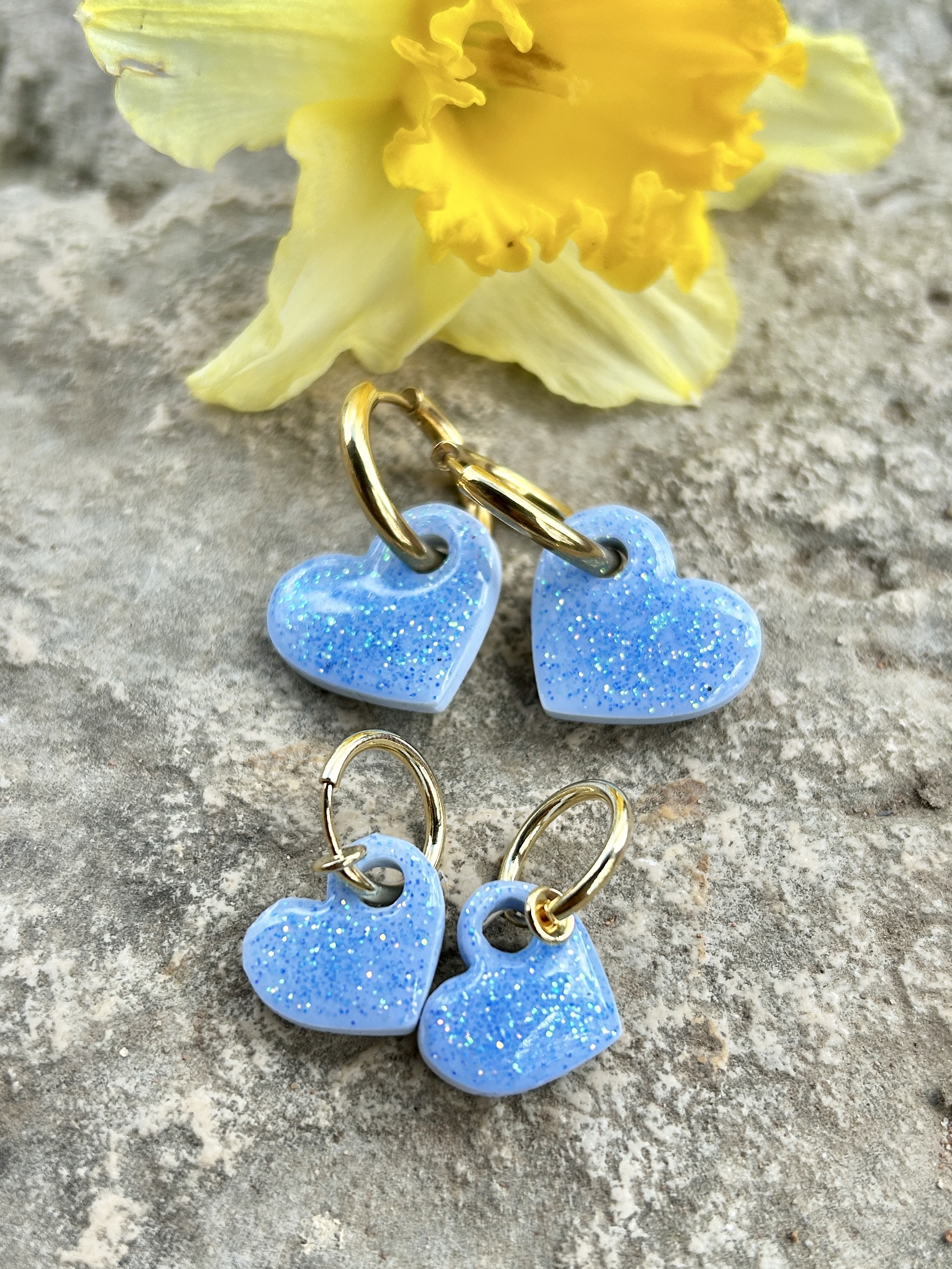 boucles d'oreilles mère fille