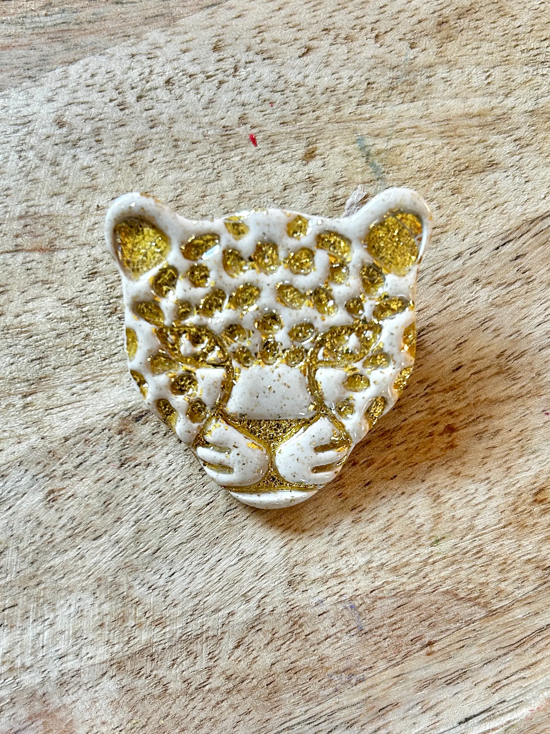 broche léopard