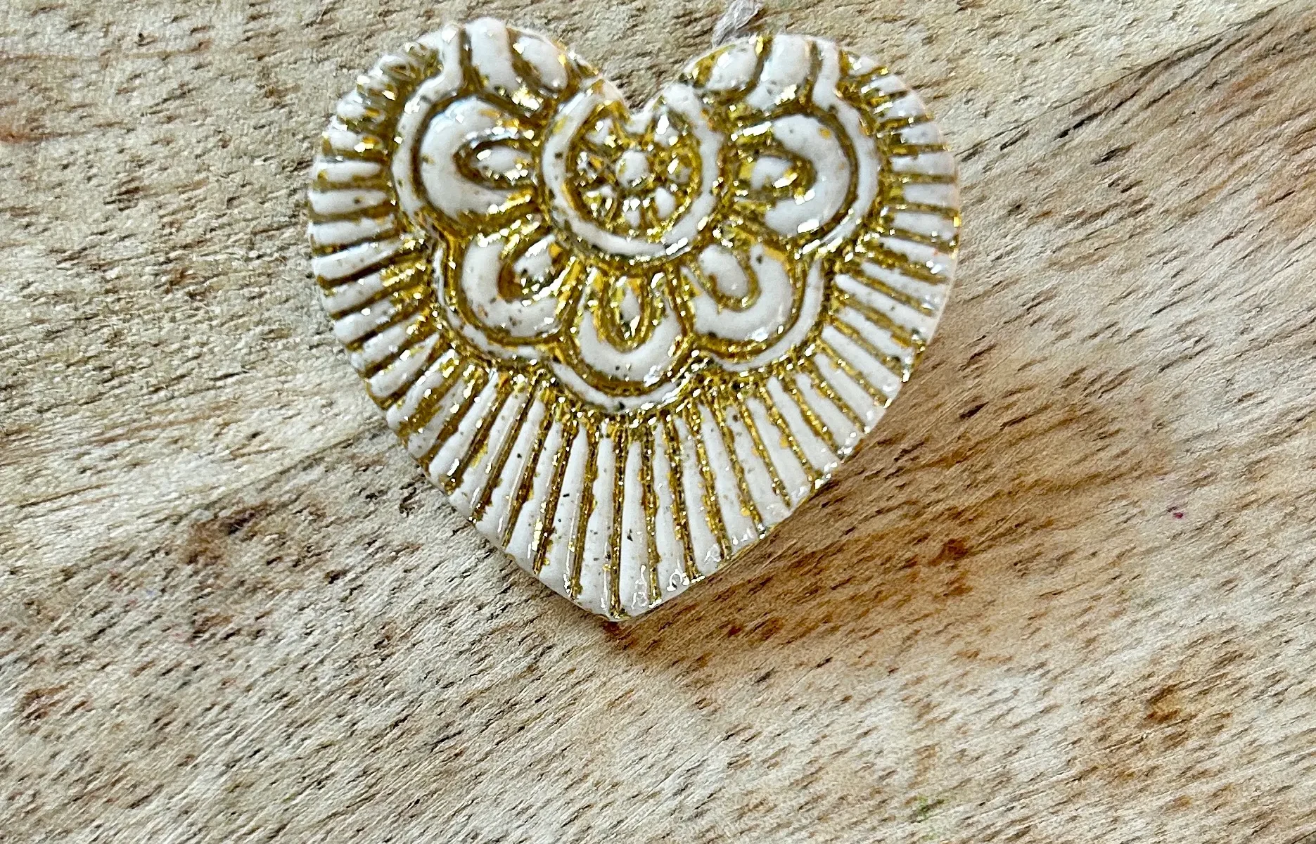 Broche cœur