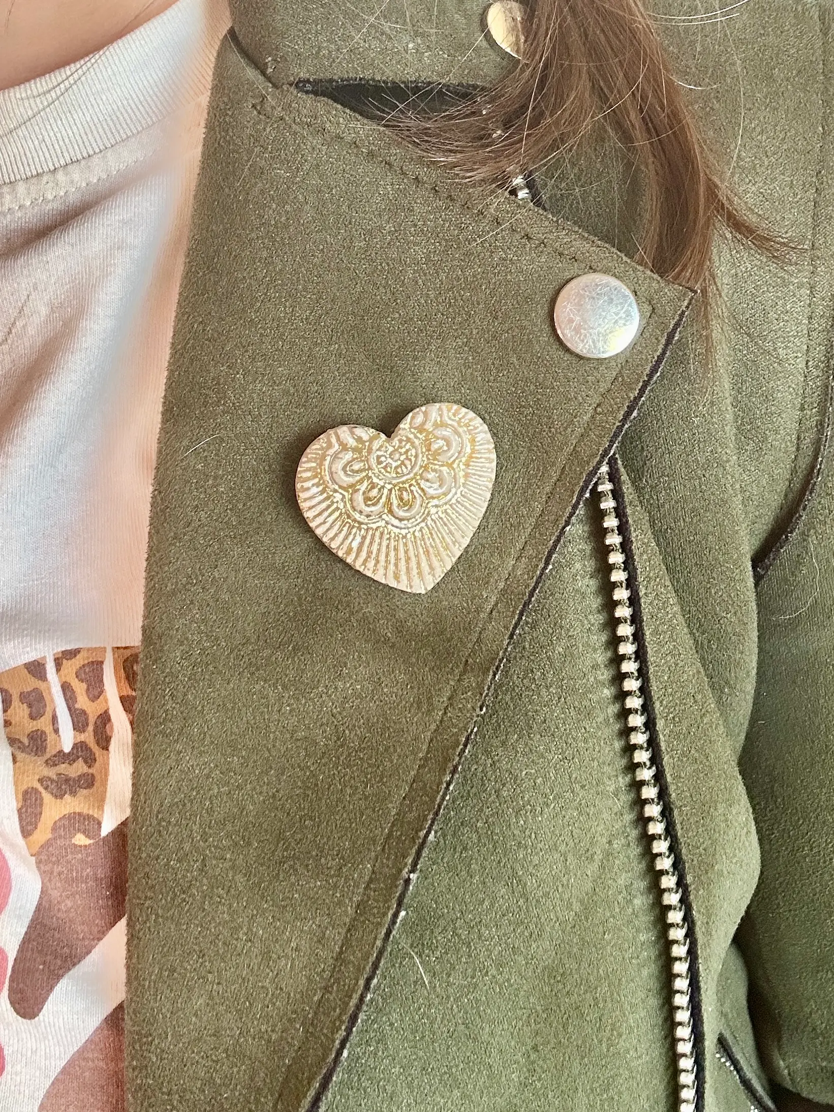 Broche cœur
