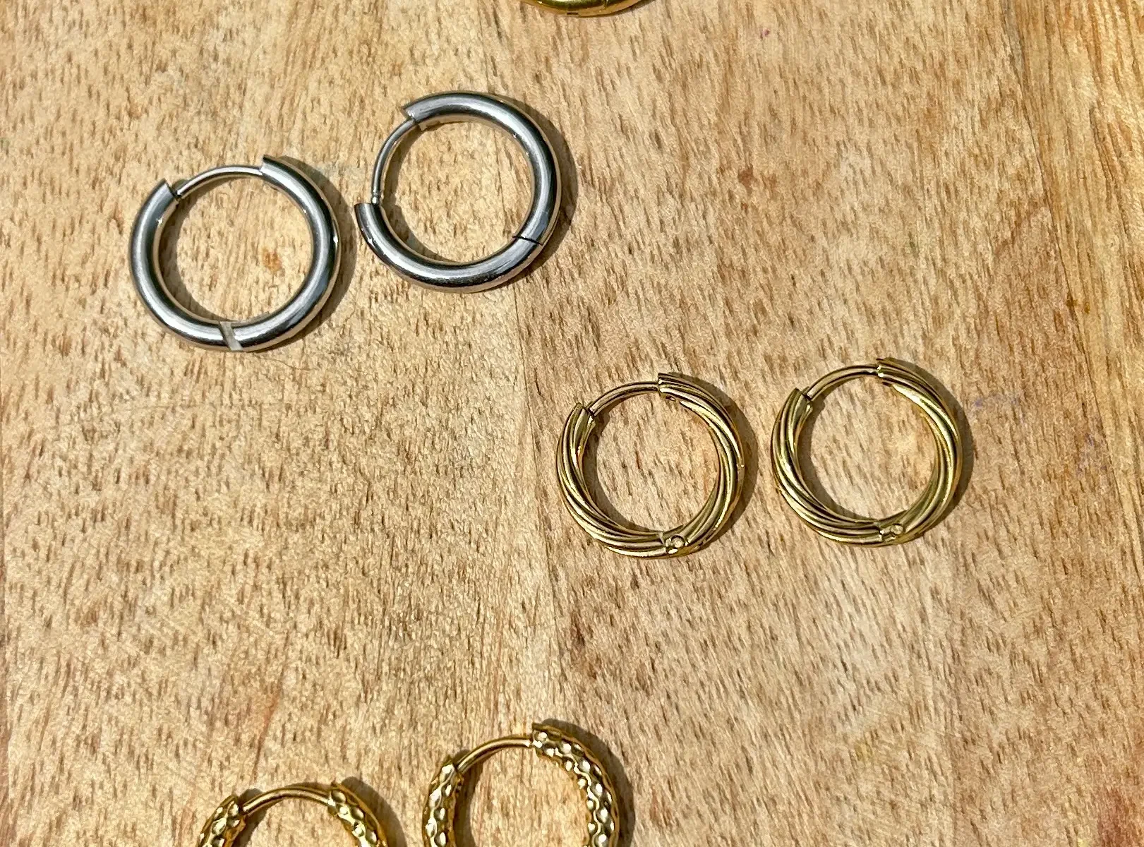 Mini créoles rondes