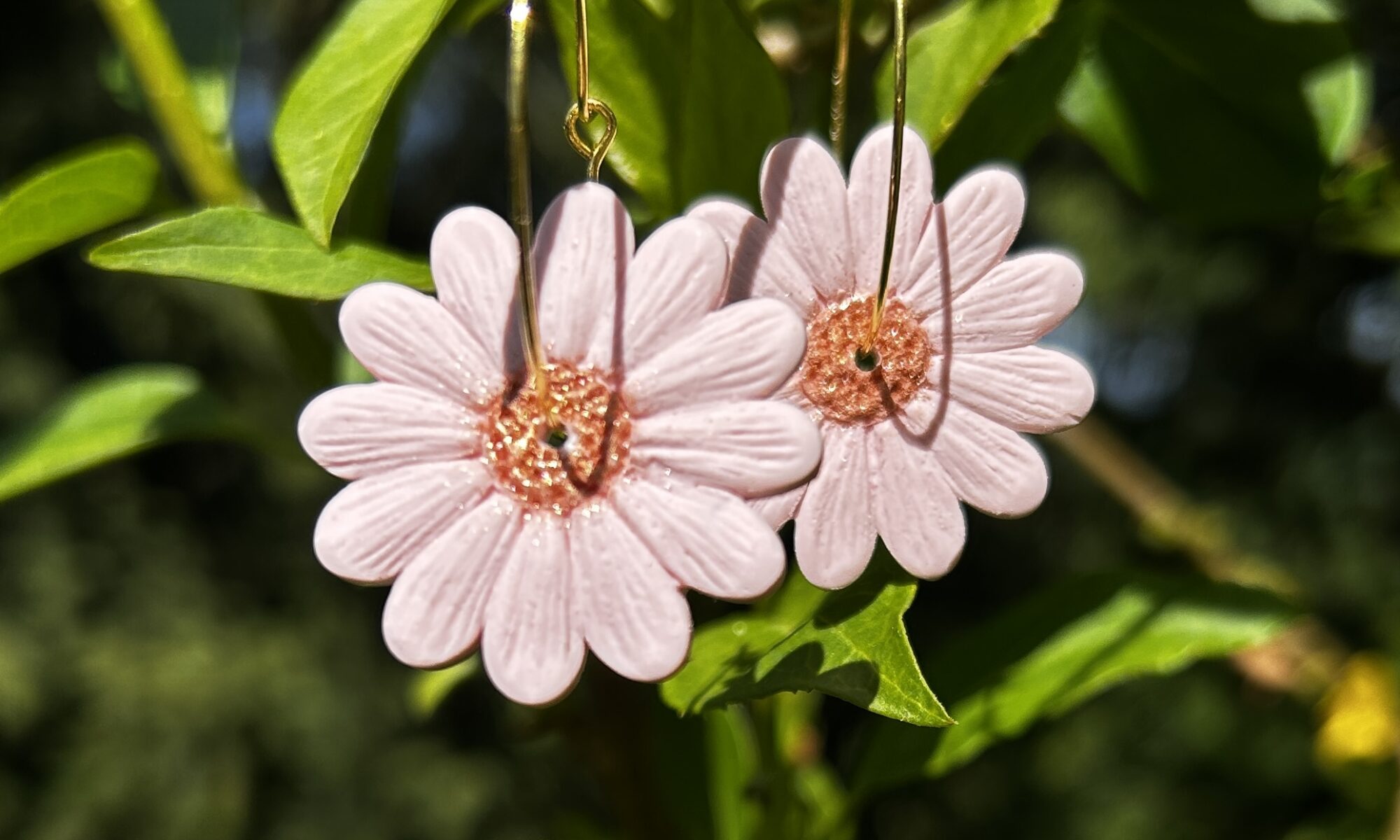 créoles marguerite rose