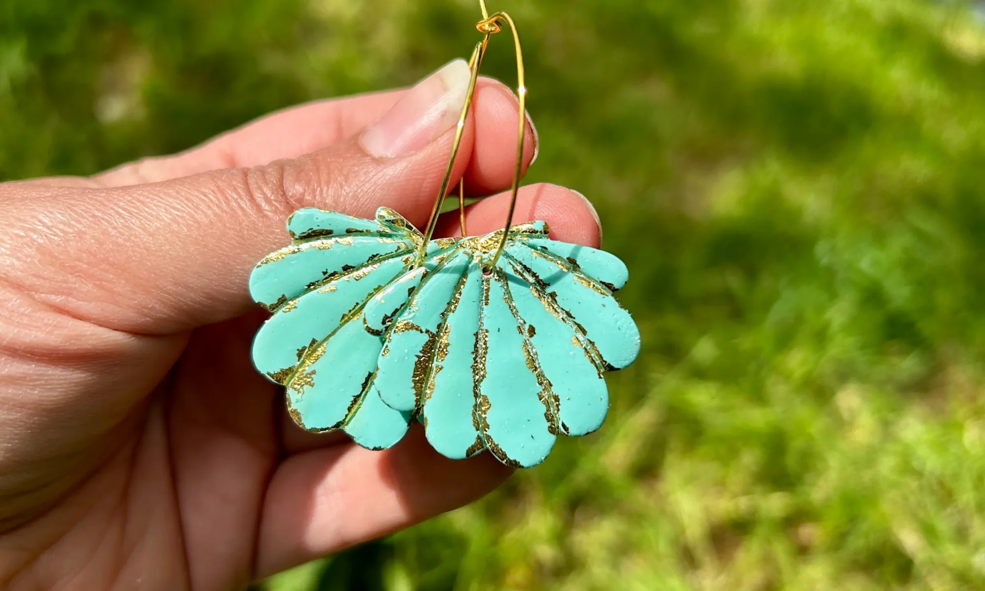 boucles d'oreilles coquillage