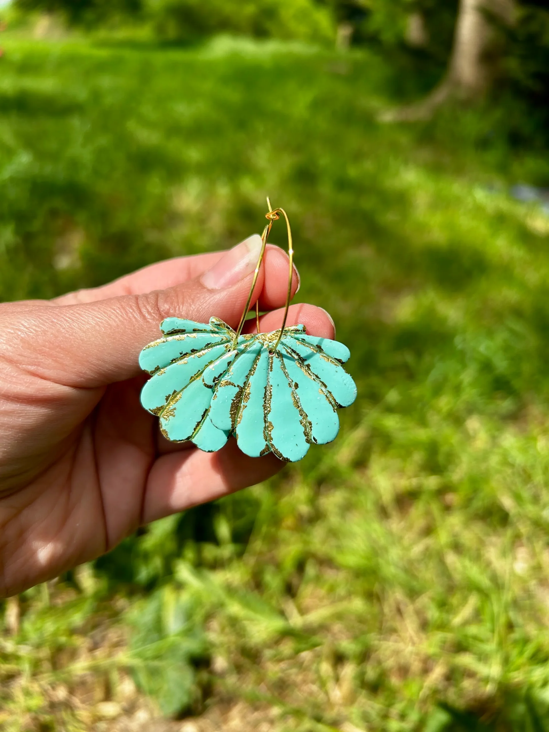 boucles d'oreilles coquillage