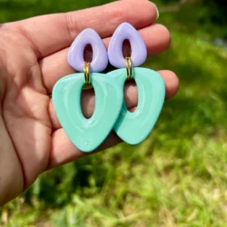 boucles d'oreilles rétro