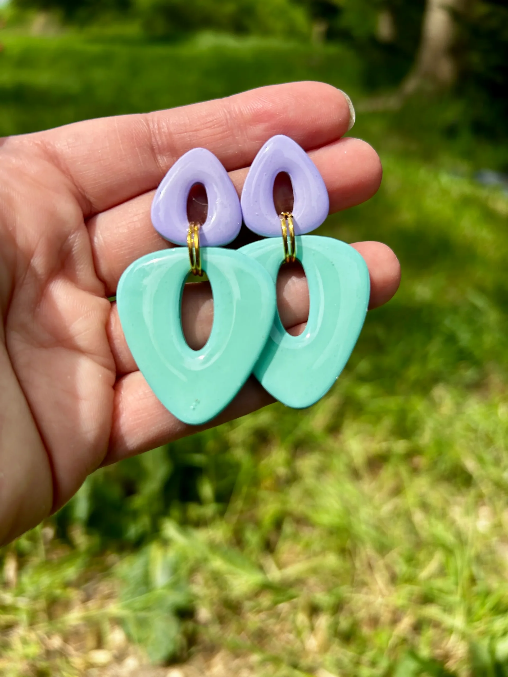 boucles d'oreilles rétro