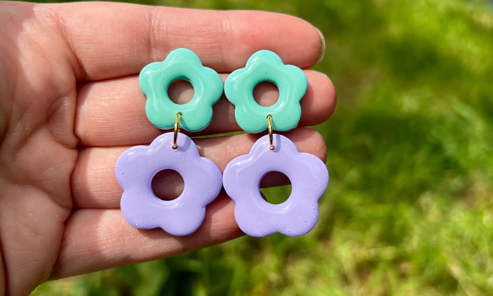 bijoux rétro floral