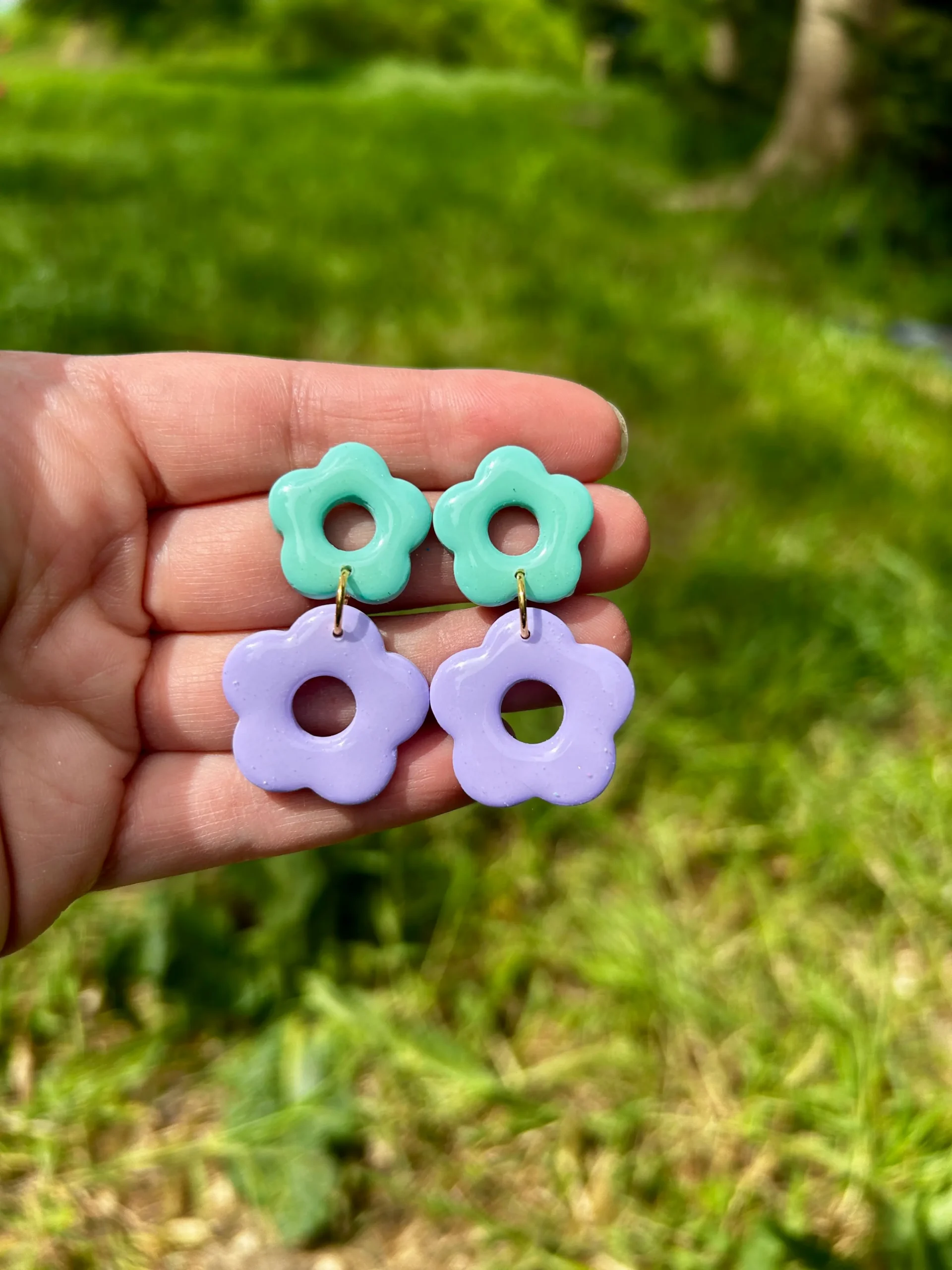bijoux rétro floral