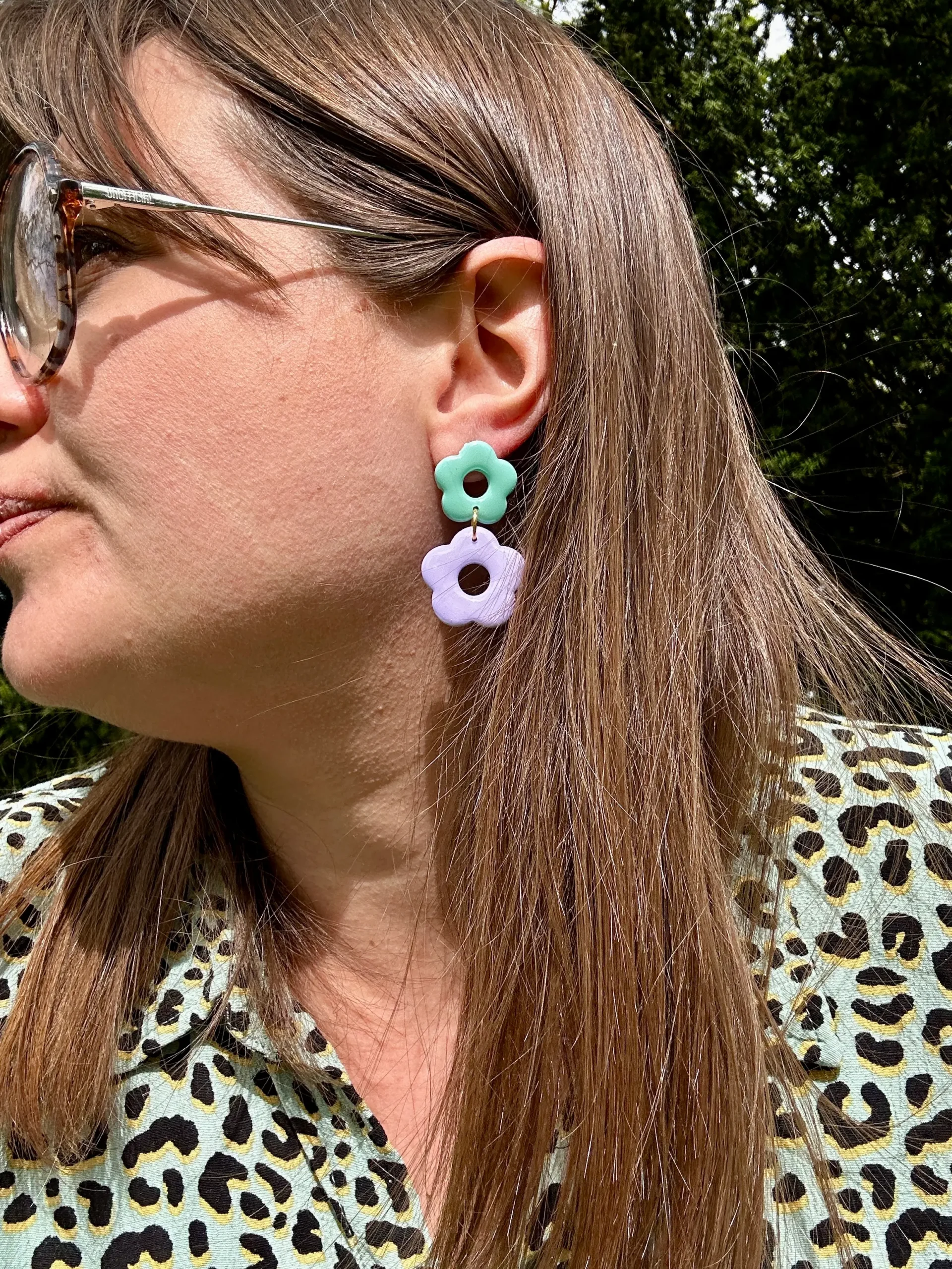 bijoux rétro floral