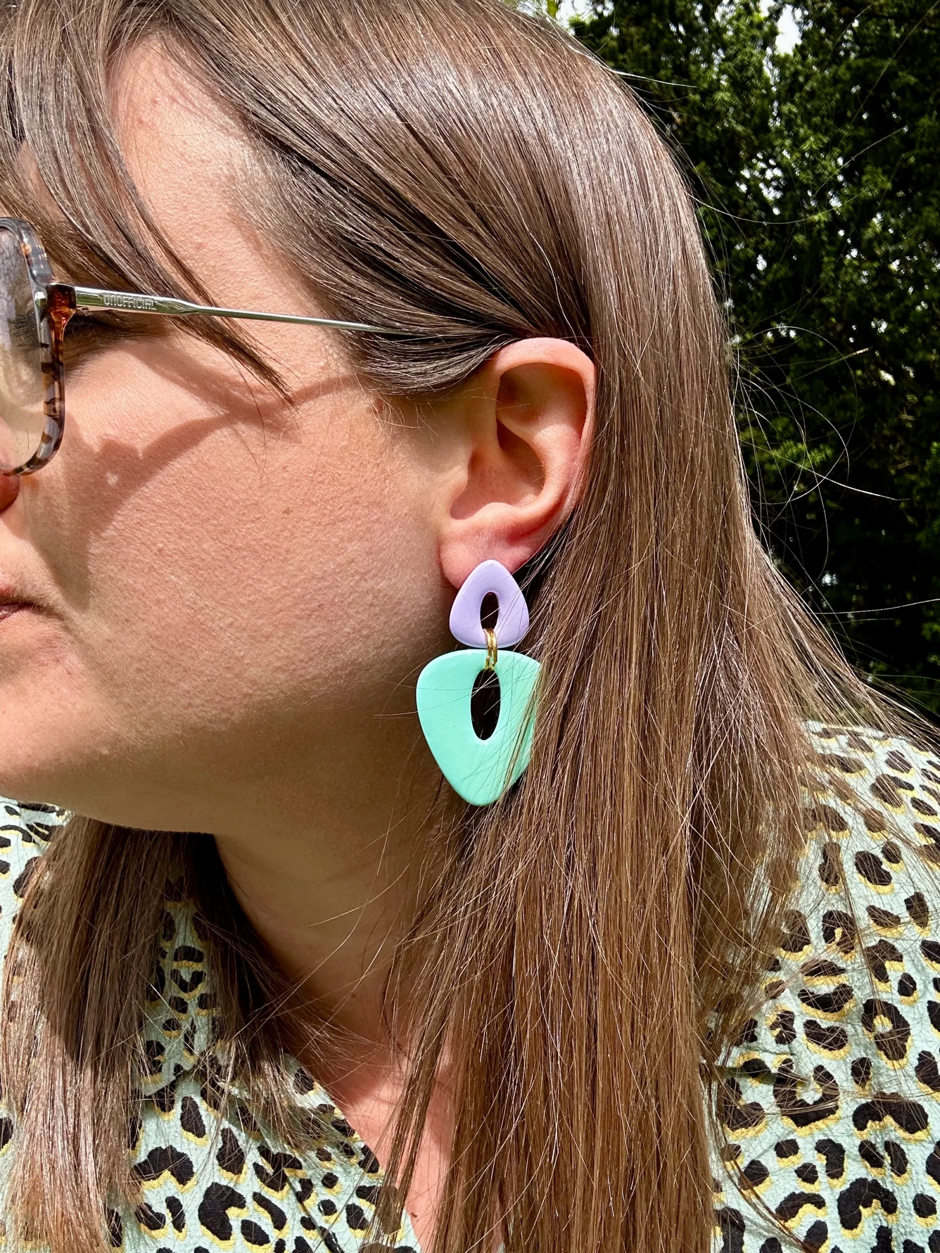boucles d'oreilles rétro