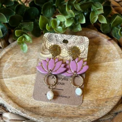 Bijoux fleur de lotus