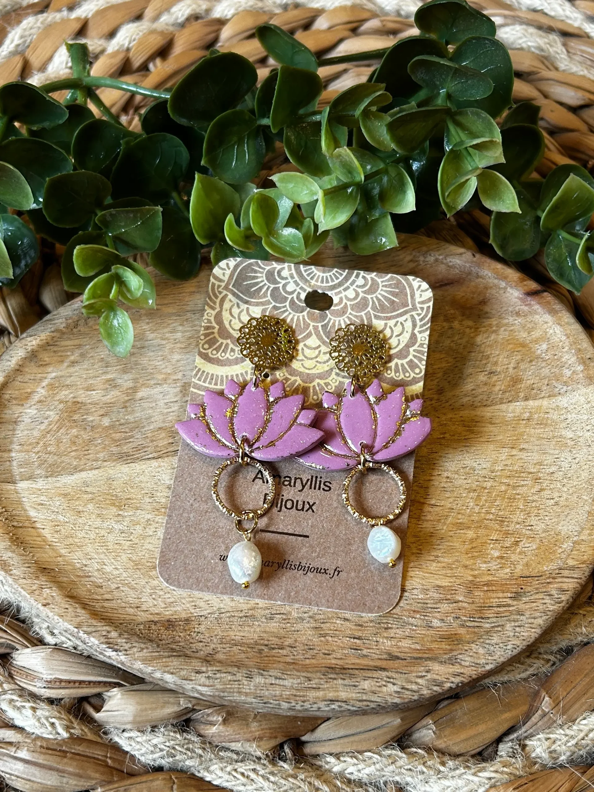 Bijoux fleur de lotus