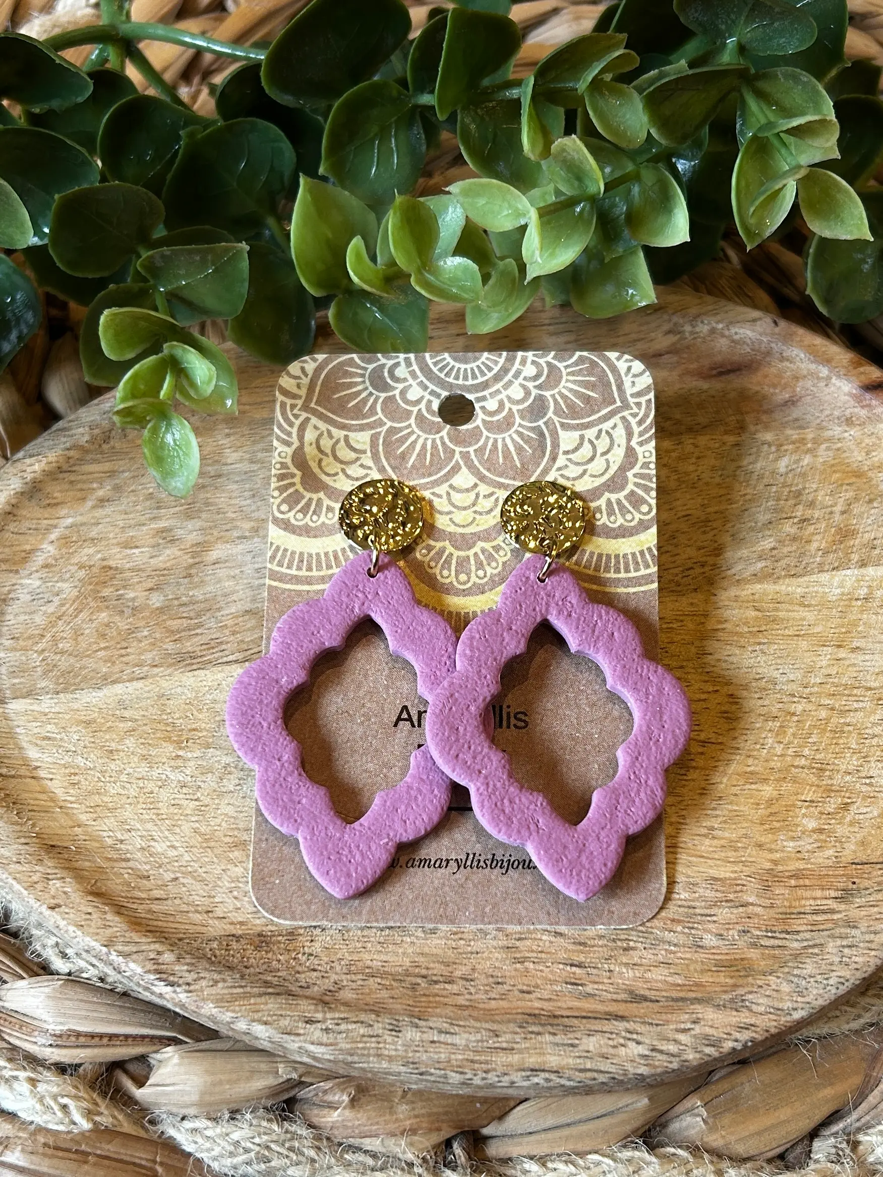 boucles d'oreilles habillées