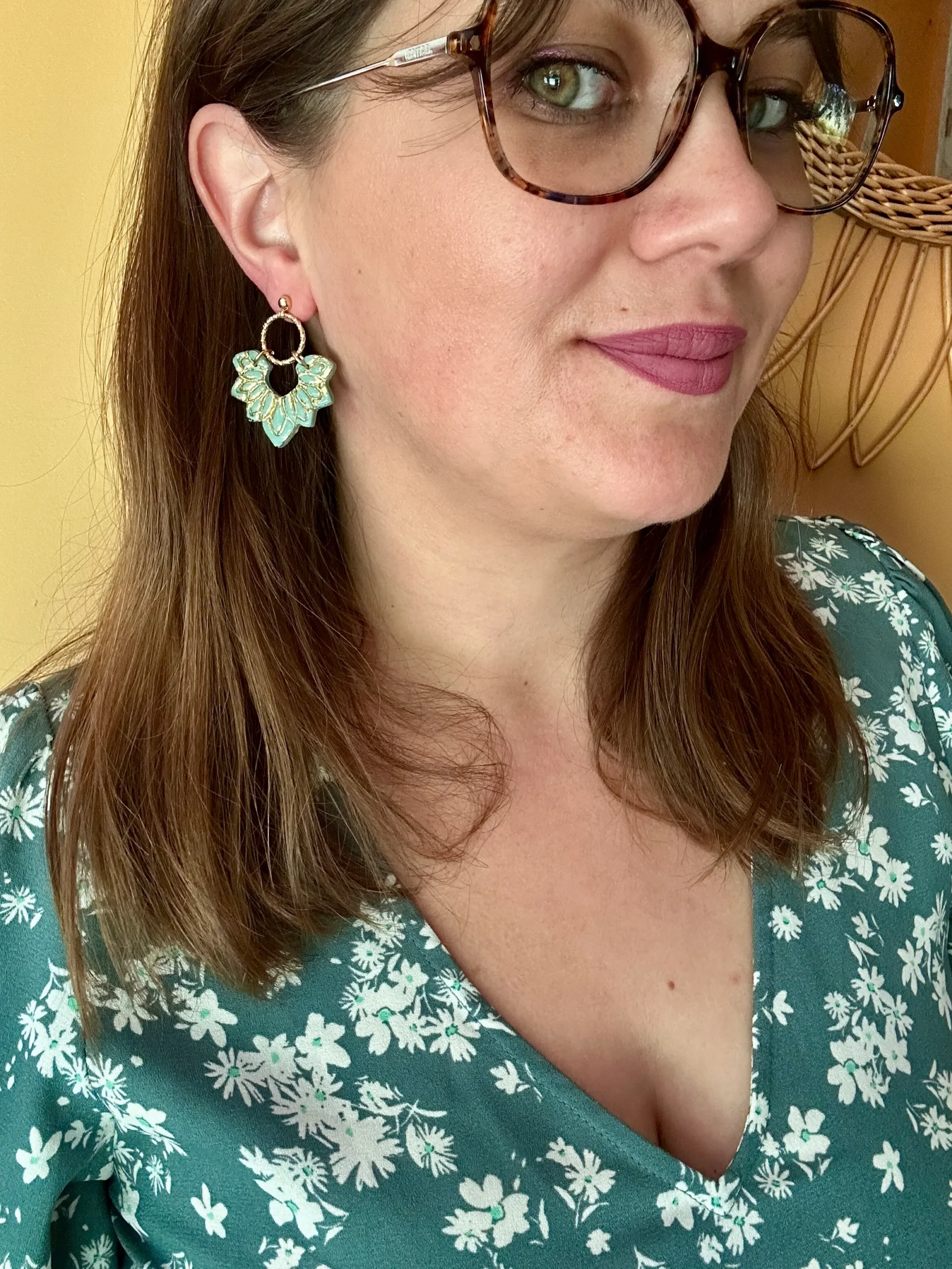 boucles d'oreilles nature