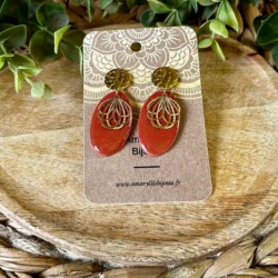 boucles d'oreilles artisanales