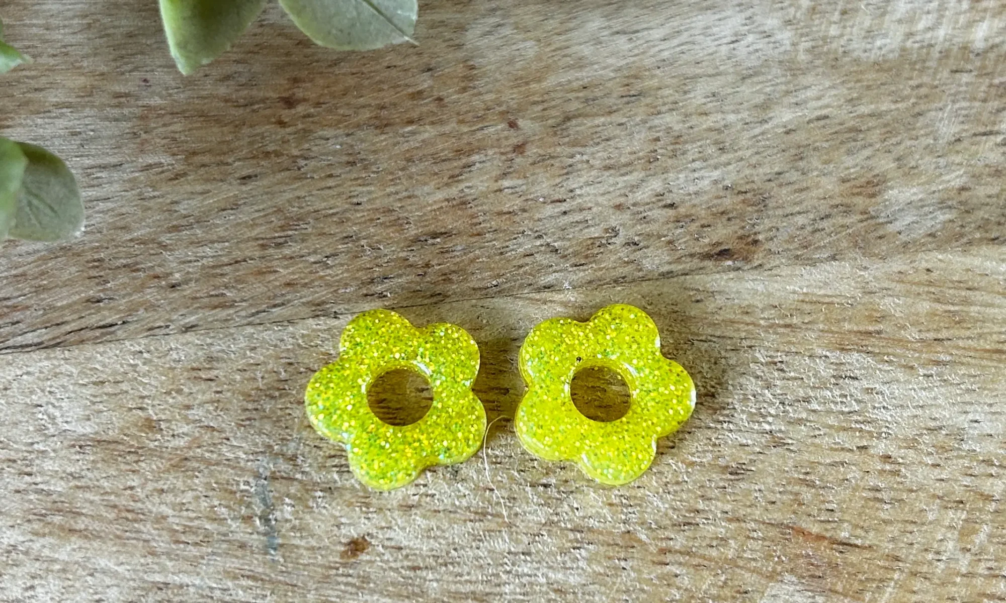 pampilles jaune fluo
