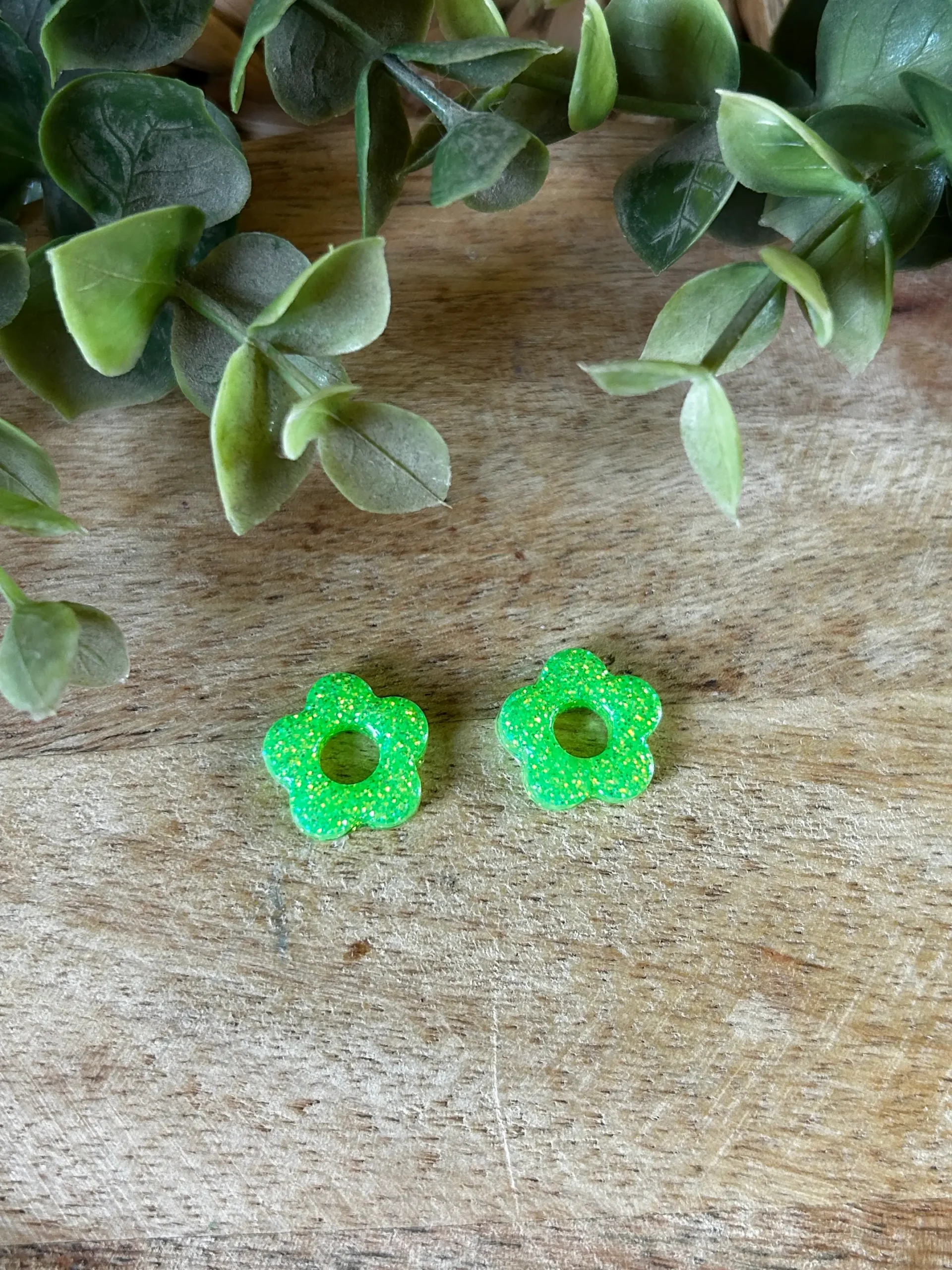 pampilles vert fluo