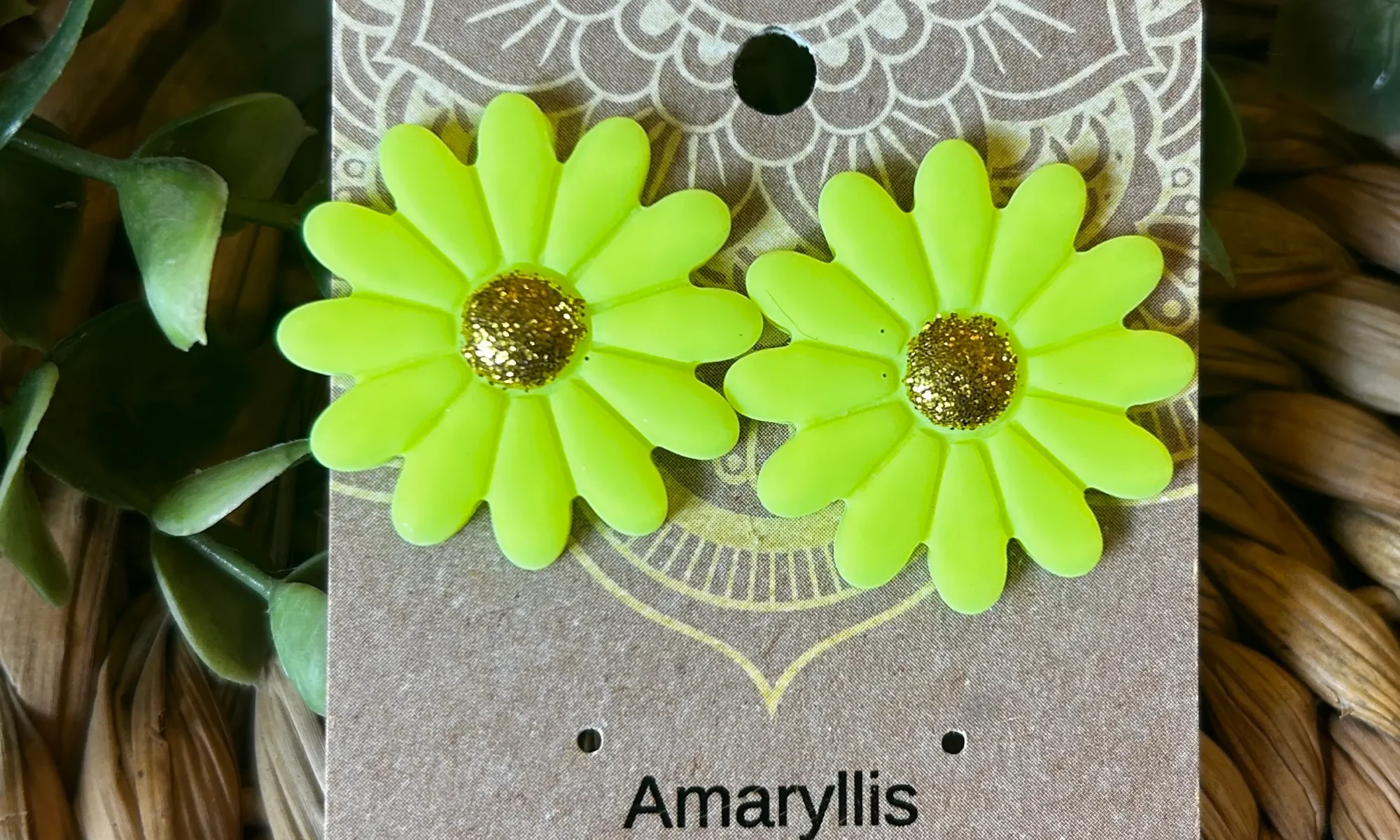 marguerite jaune fluo
