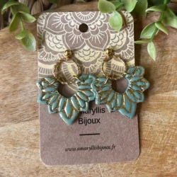 boucles d'oreilles nature