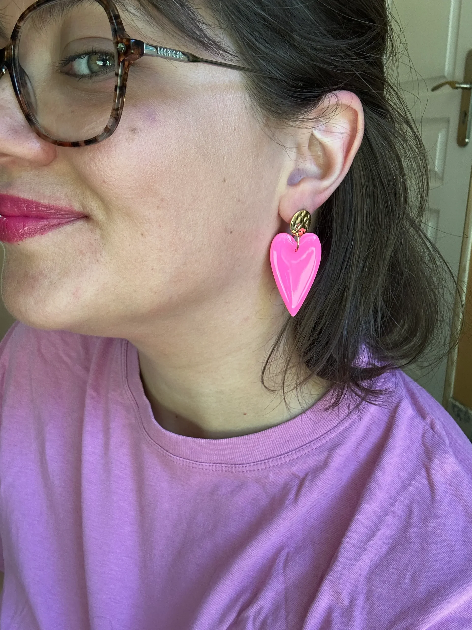 bijoux rose fluo