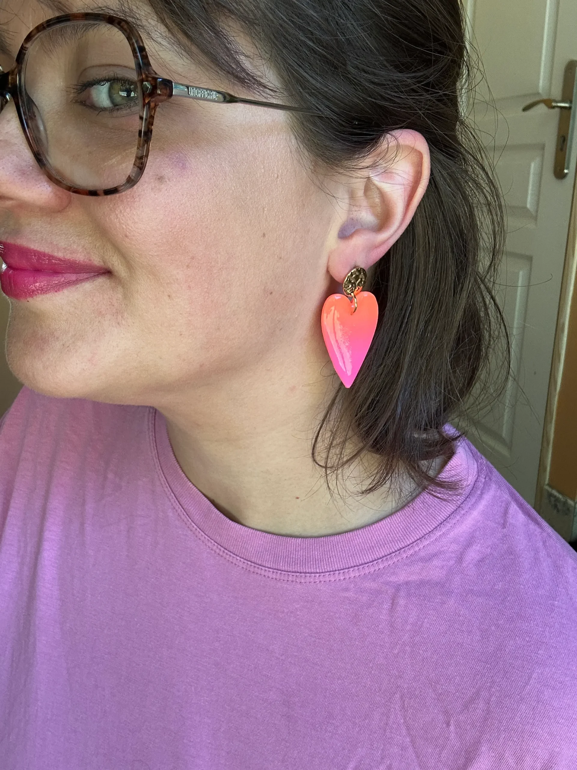 bijoux rose orange