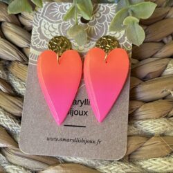bijoux rose orange