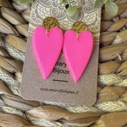 bijoux rose fluo