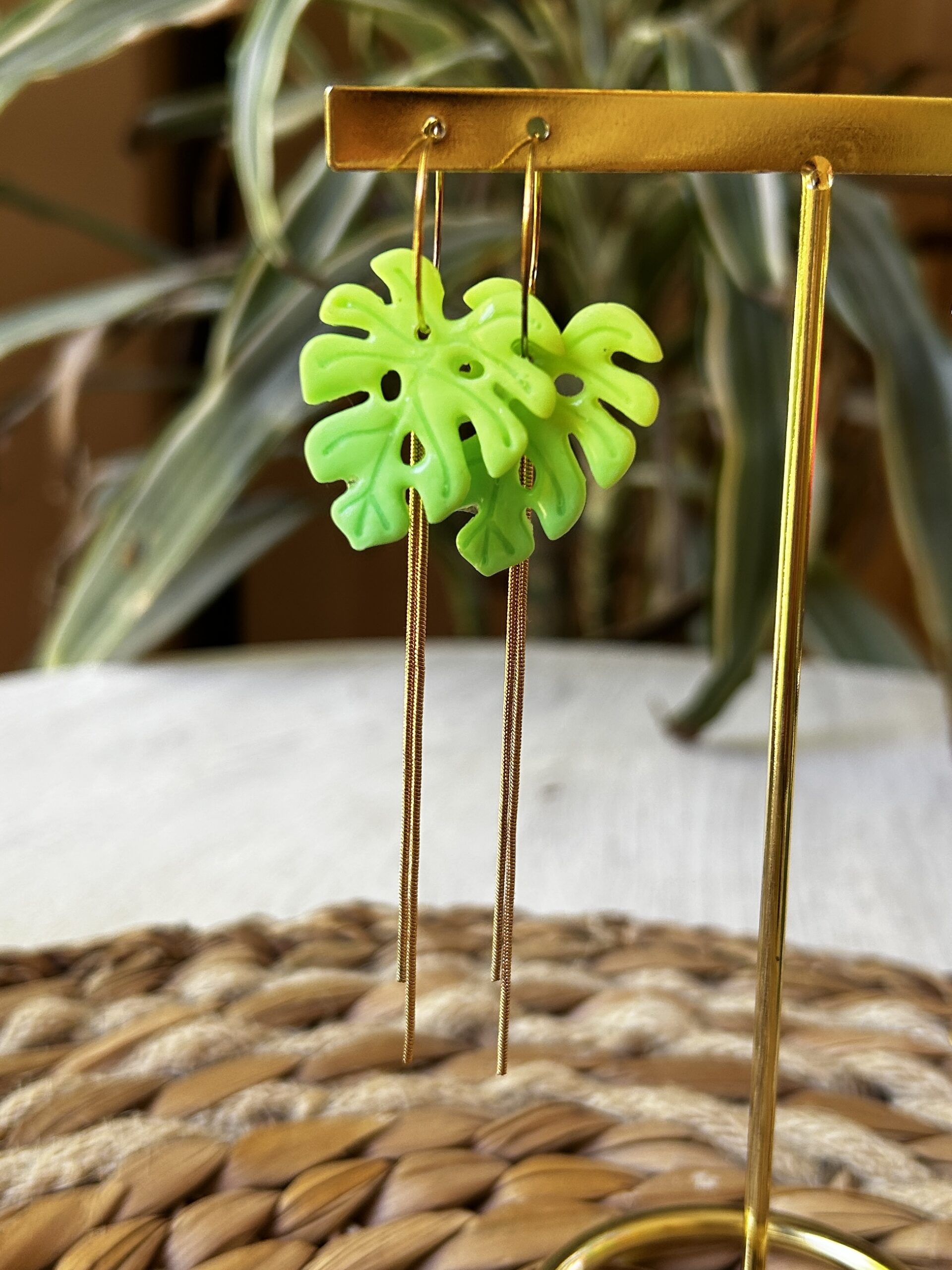 boucles d'oreilles d'été