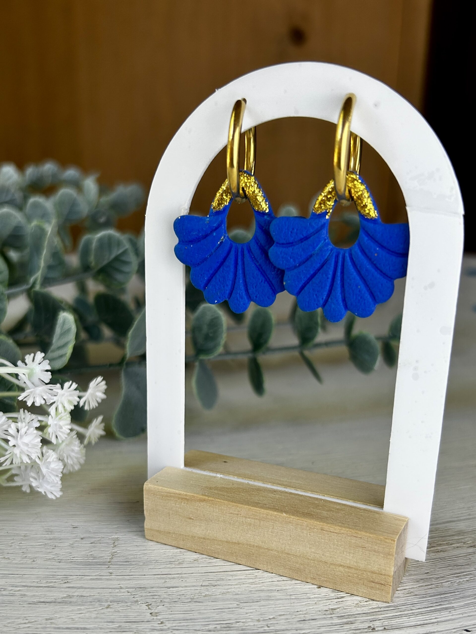box grandes pampilles bleues