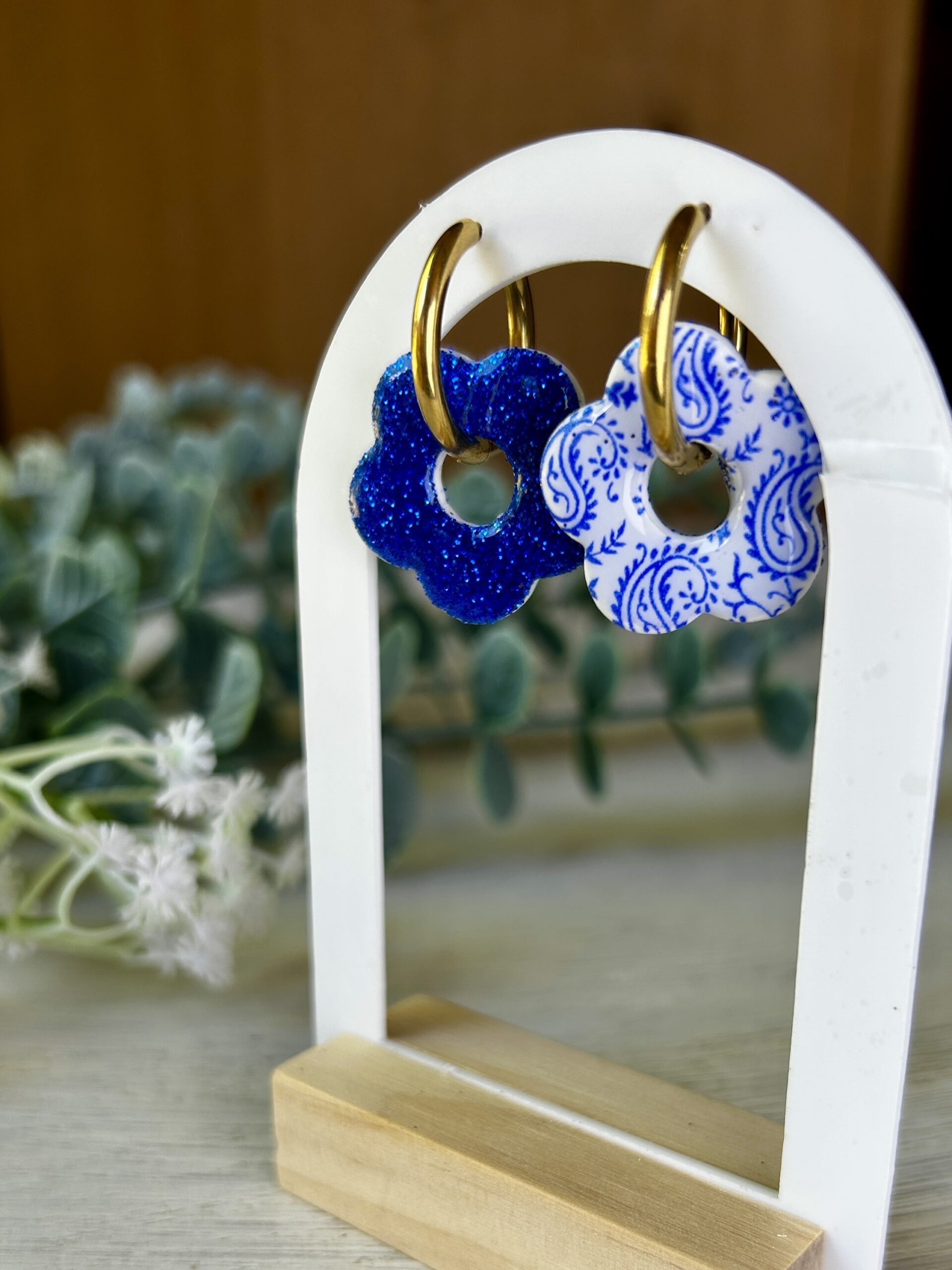box grandes pampilles bleues