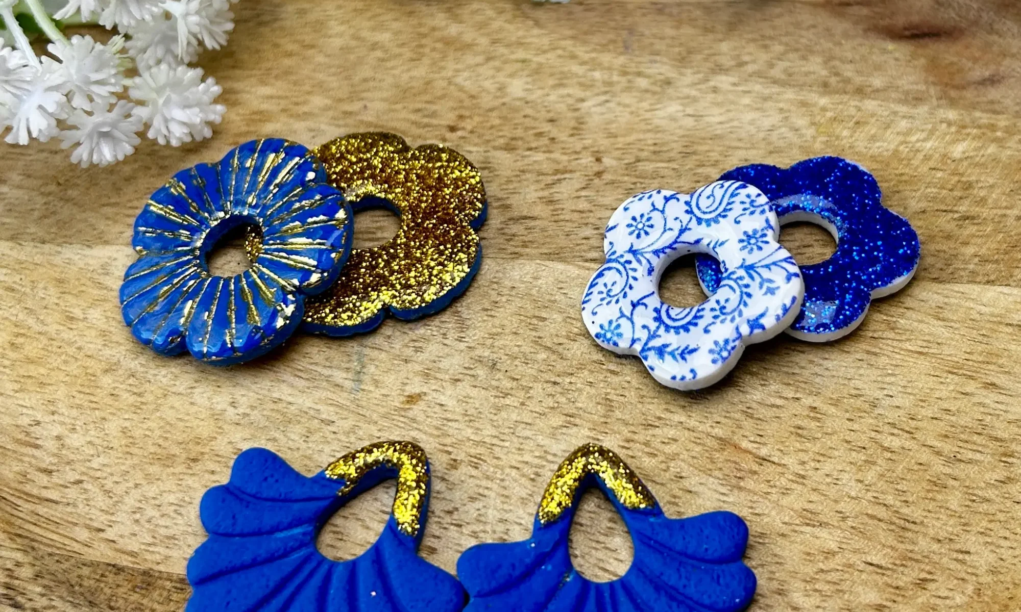 box grandes pampilles bleues