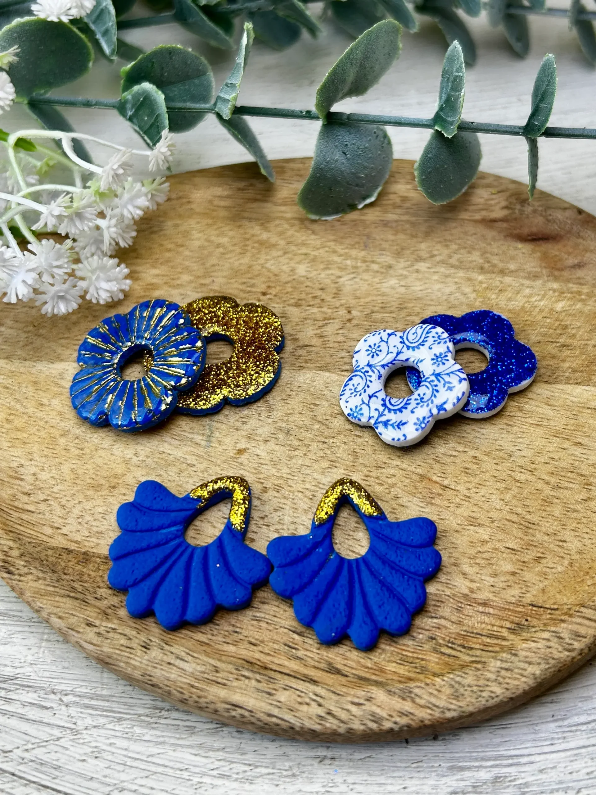 box grandes pampilles bleues
