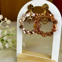 Boucles d'oreilles scintillantes