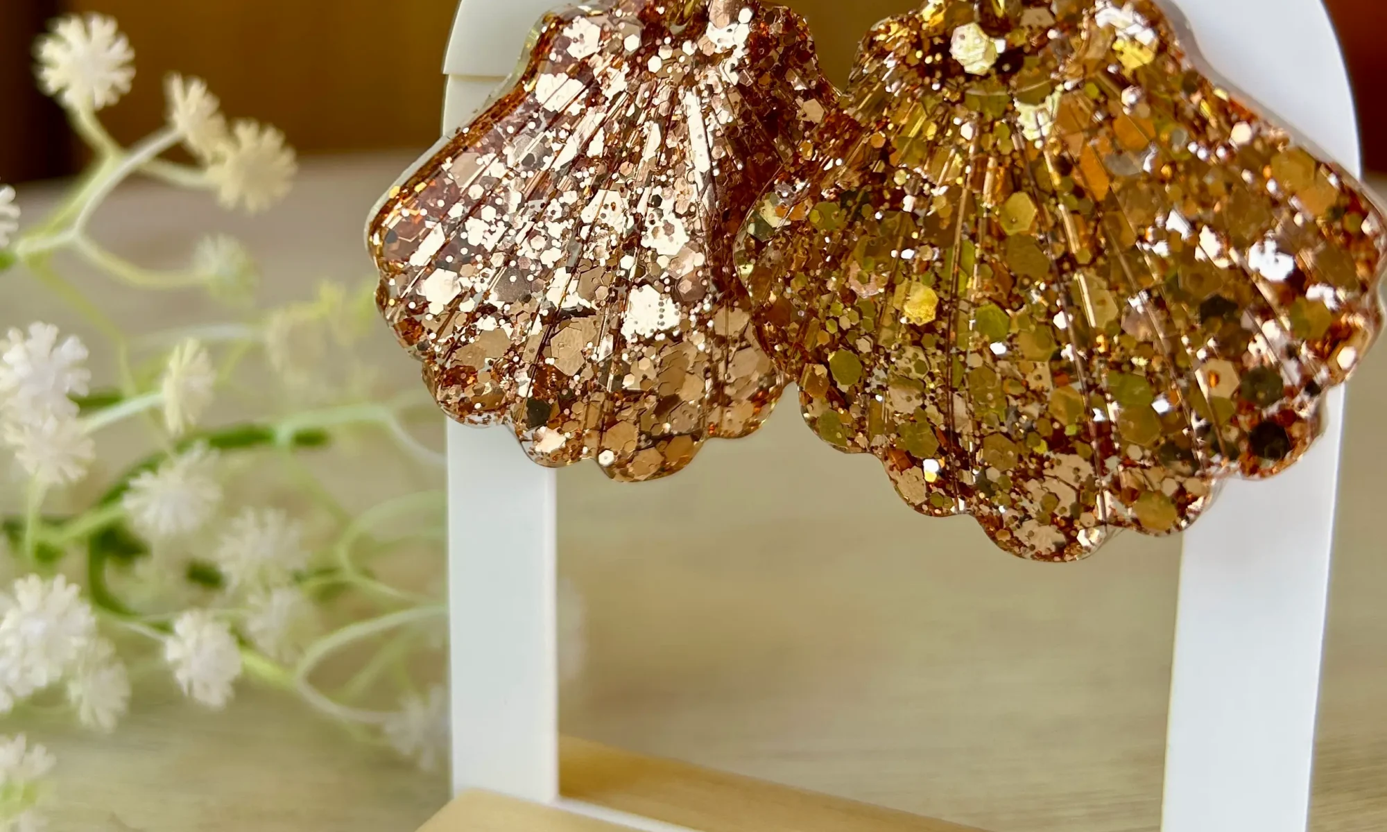 Boucles d'oreilles automnales