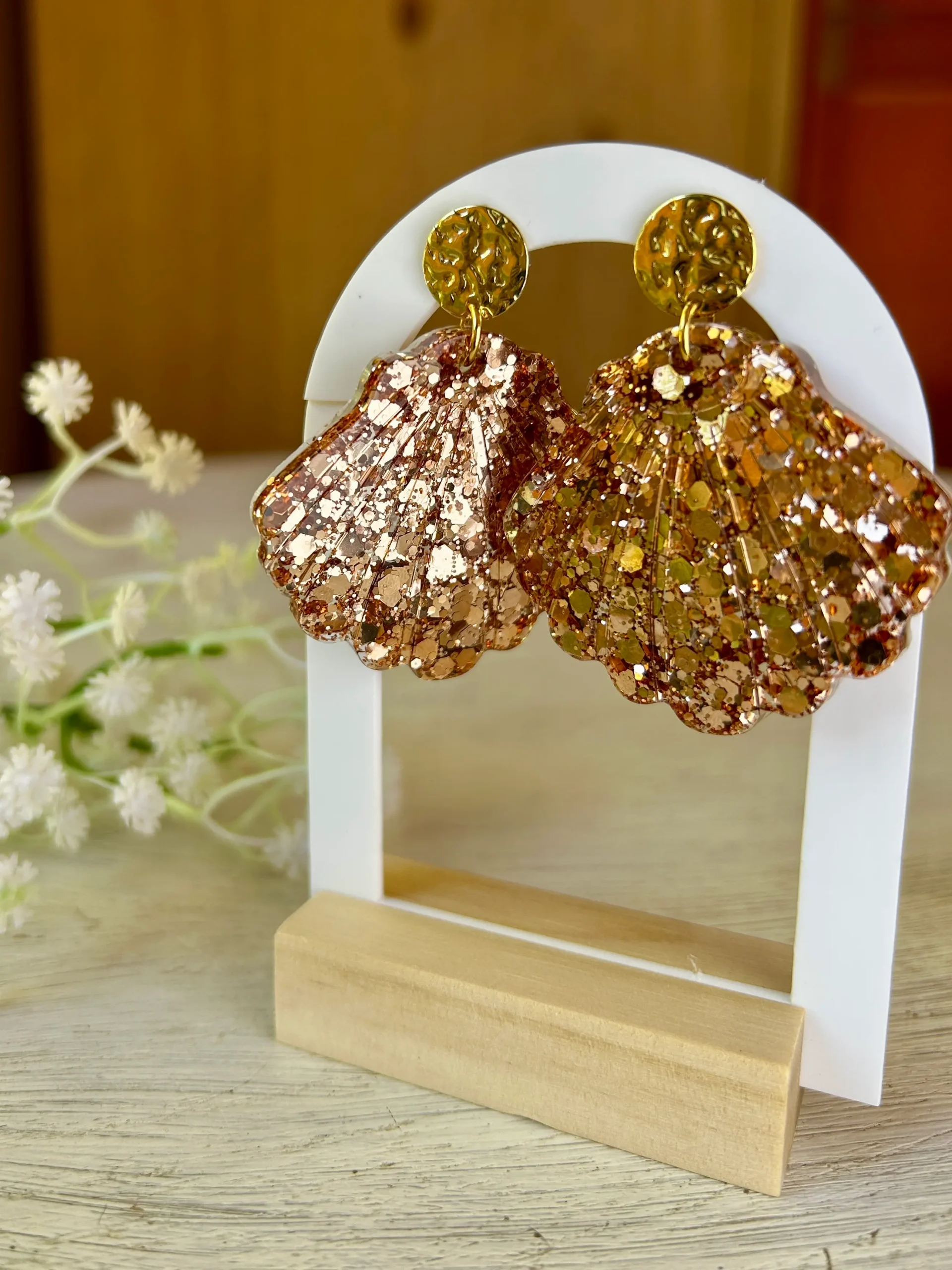 Boucles d'oreilles automnales