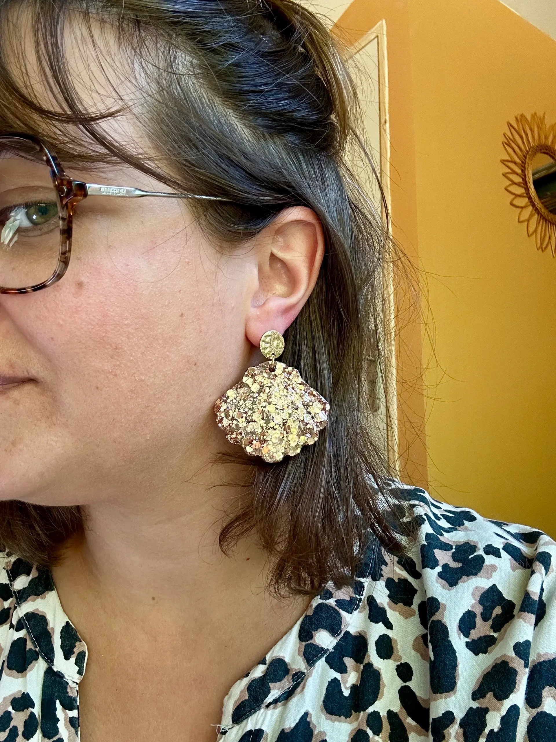 Boucles d'oreilles automnales