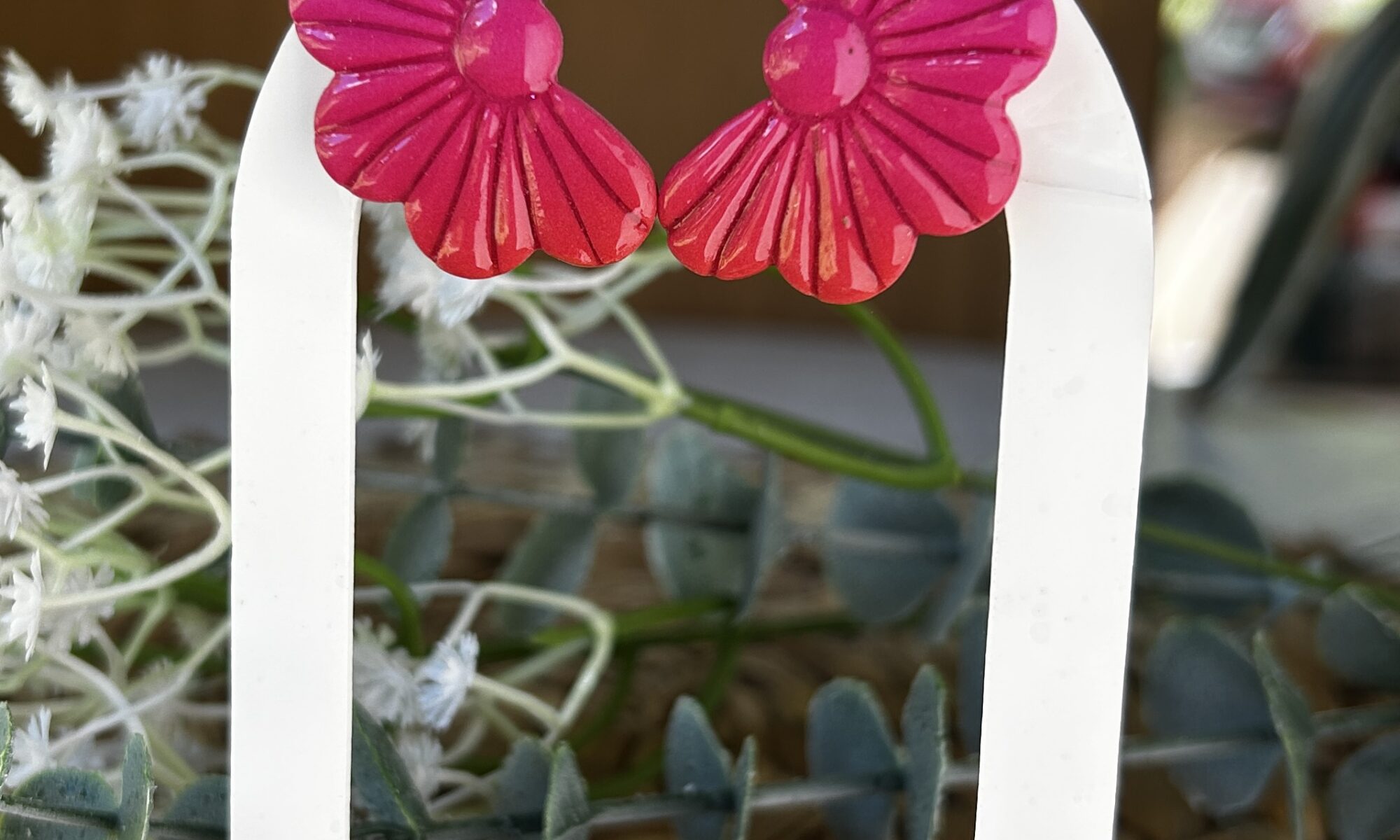 Boucles d'oreilles colorées