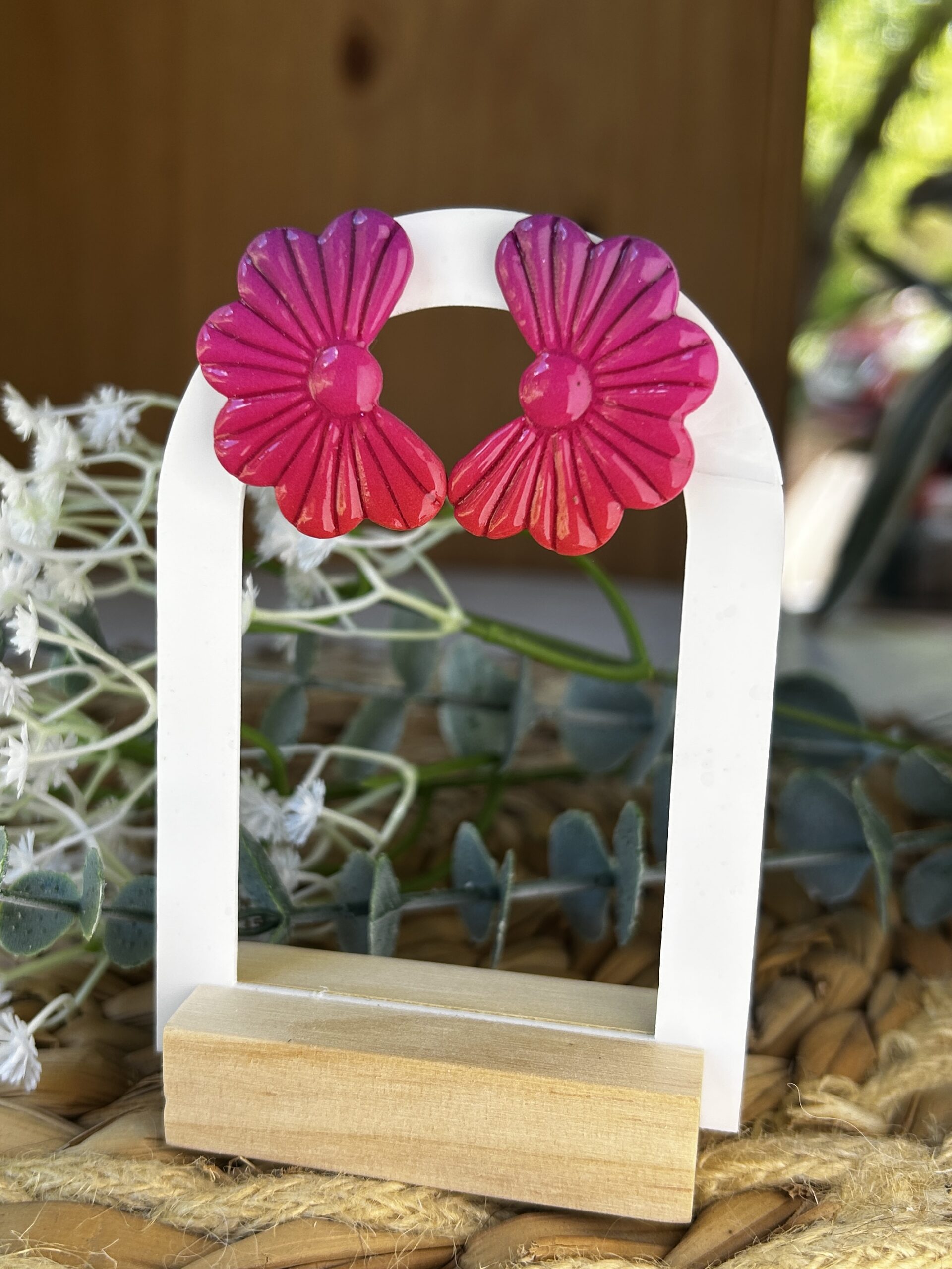 Boucles d'oreilles colorées
