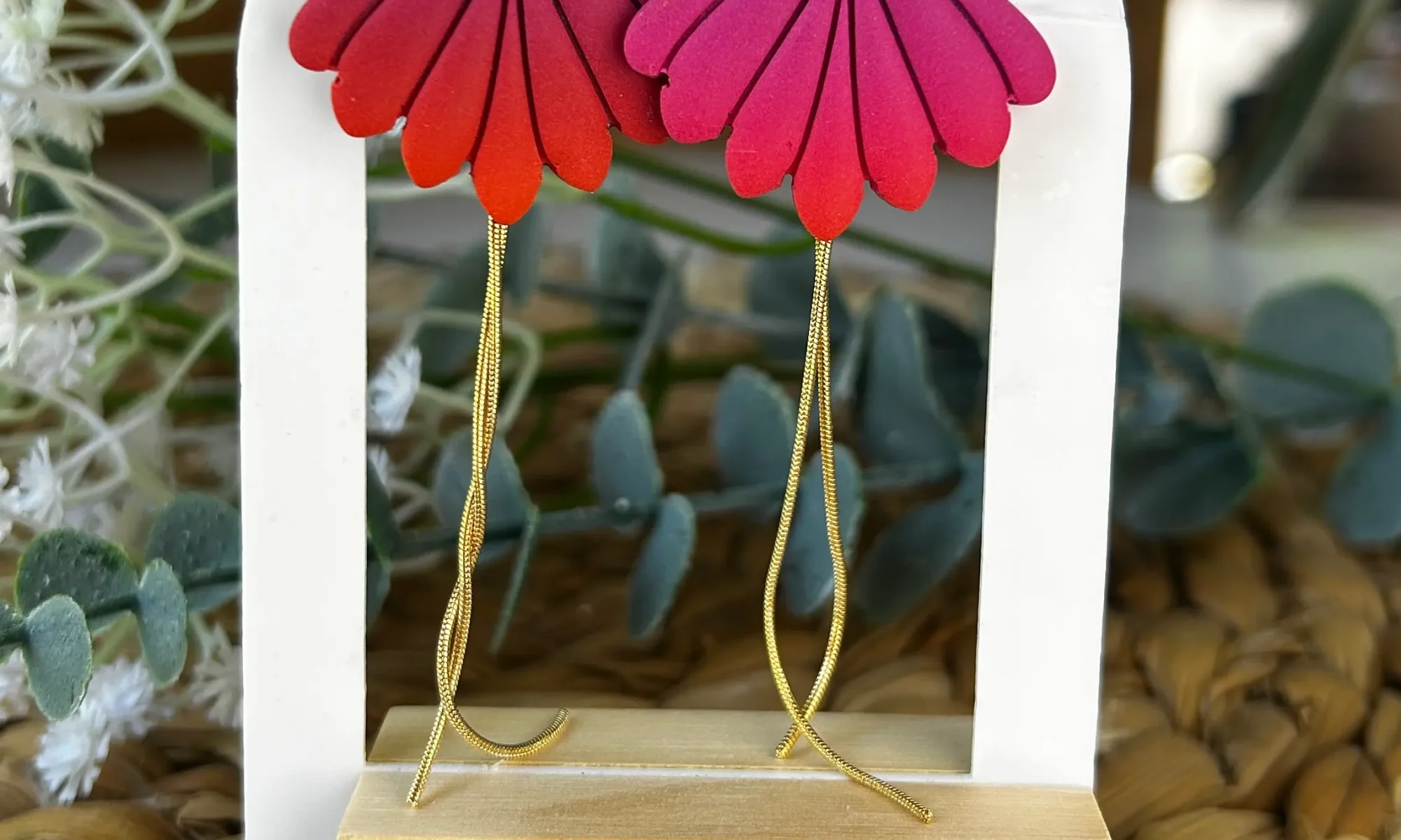 Boucles d'oreilles coucher de soleil