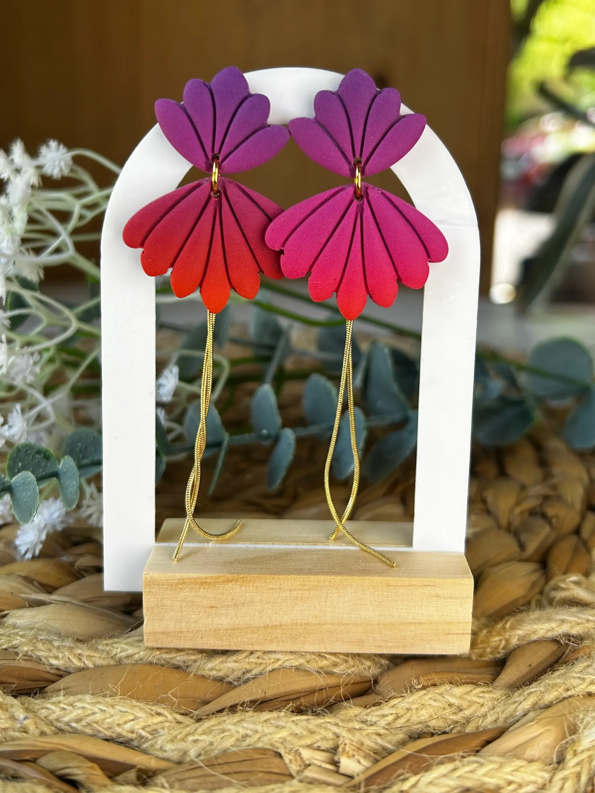 Boucles d'oreilles coucher de soleil